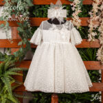 Βαπτιστικό Φόρεμα "Piccolo Bambino 36" – Κλασική Αρχοντιά με Ρομαντικές Λεπτομέρειες901