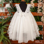 Βαπτιστικό Φόρεμα "Piccolo Bambino 40" – Αέρινη Δαντέλα & Λεπτεπίλεπτες Λεπτομέρειες903 - Image 2