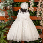 Βαπτιστικό Φόρεμα "Piccolo Bambino 41" – Ρομαντική Δαντέλα & Αέρινο Τούλι902