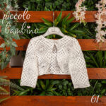 Ρομαντικό Πλεκτό Μπολερό για Κοριτσίστικες Εμφανίσεις