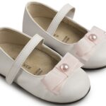 Βαπτιστικό παπούτσι Babywalker για κορίτσι BS3500 λευκό ρόζ