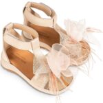 Βαπτιστικό παπούτσι Babywalker για κορίτσι BS3588 ivory-nude