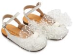 Βαπτιστικό παπούτσι babywalker για κορίτσι BW4858 Ιβουάρ