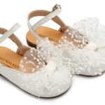 Βαπτιστικό παπούτσι babywalker για κορίτσι BW4858 Ιβουάρ