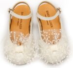 Βαπτιστικό παπούτσι babywalker για κορίτσι BW4858 Ιβουάρ - Image 2
