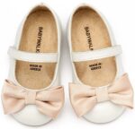 Βαπτιστικό παπούτσι babywalker για κορίτσι BW4865 beige-εκρού - Image 2