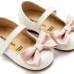 Βαπτιστικό παπούτσι babywalker για κορίτσι BW4865 Ιβουάρ ροζ