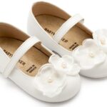 Βαπτιστικό παπούτσι babywalker για κορίτσι BW4868 λευκό