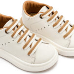 Βαπτιστικό παπούτσι Babywalker για αγόρι EXC5294 λευκό-μπεζ