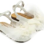 Βαπτιστικά παπούτσια για κορίτσι babywalker EXC5772 IVORY