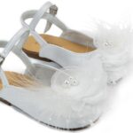 Βαπτιστικά παπούτσια για κορίτσι babywalker EXC5772 ΛΕΥΚΟ