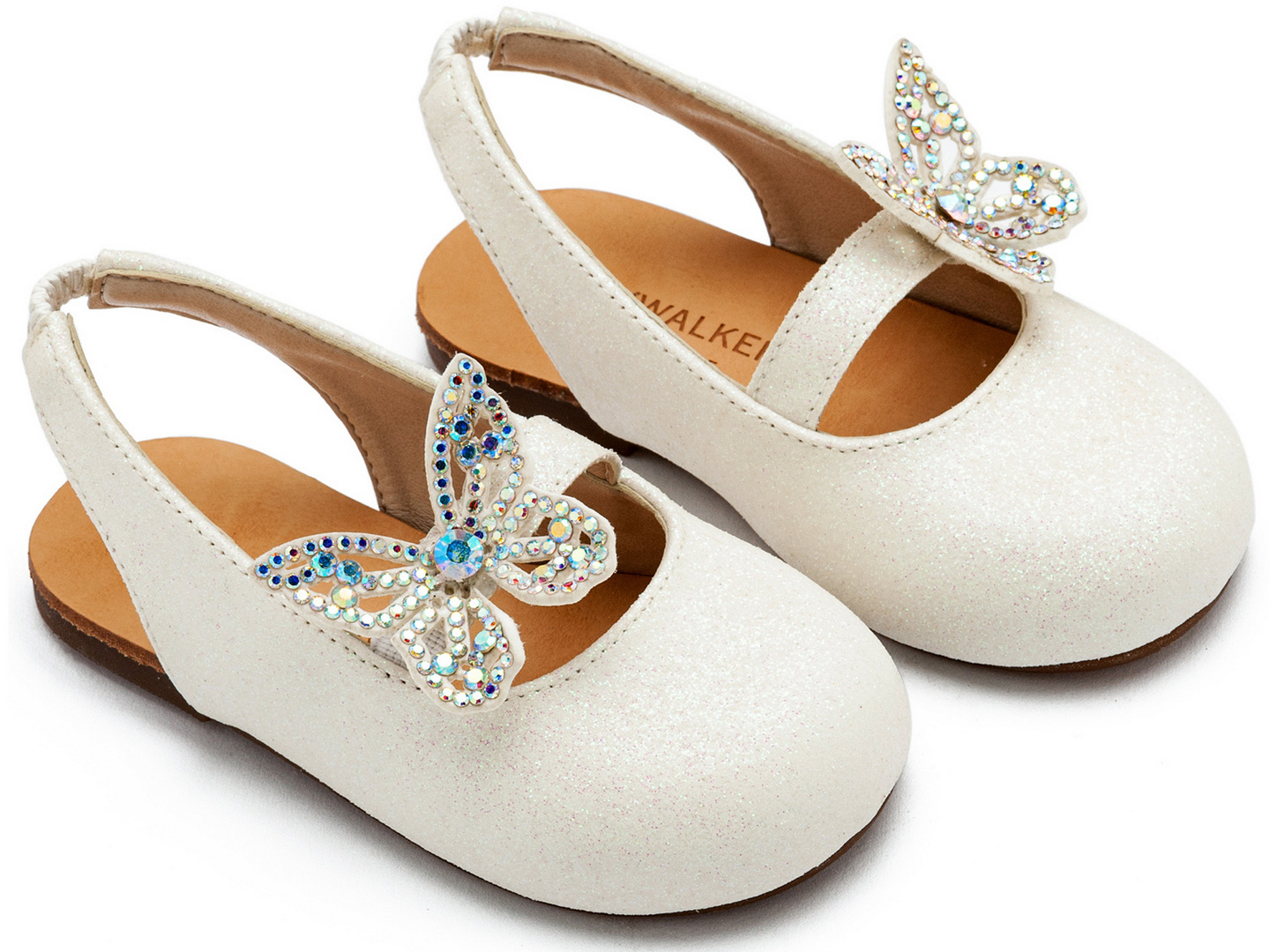 EXC5881-WHITE1-BABYWALKER Βαπτιστικό παπούτσι για κορίτσι babywalker EXC-5881 - Image 1