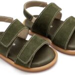 Βαπτιστικό παπούτσι για κορίτσι babywalker GR.0112 χακί