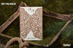 🌿 "Ρομαντική Δαντέλα σε Κραφτ Υφή" 🌿 kal INV/190/40688