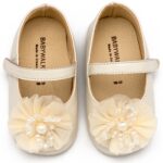 Βαπτιστικό παπούτσι για κορίτσι Babywalker Mi.1651 ιβουάρ - Image 4