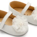 Βαπτιστικό παπούτσι για κορίτσι Babywalker Mi.1651 λευκό
