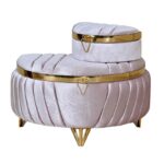 "Σετ Βάπτισης για Κορίτσι – Κουτί & Τσαντάκι Βελούδινο με Χρυσές Λεπτομέρειες" kal SOF10/869502