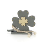 Ξύλινο γούρι με plexiglass ΧΡ-2312