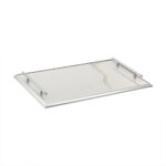 Εκλεπτυσμένος Μαρμάρινος Δίσκος Γάμου με Ασημένιες Λαβές novaΚΔ2002