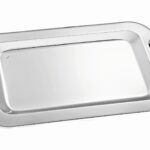 Επιβλητικός Ασημένιος Δίσκος με Ανάγλυφες ΛαβέςΚΔ2101nova