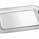 Κλασικός Ασημένιος Δίσκος με Διακοσμητικές ΛαβέςΚΔ2103nova