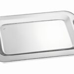 Ασημένιος Δίσκος με Ανάγλυφες Διακοσμητικές ΛαβέςKΔ2105nova