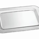 Διαχρονική Κομψότητα – Ορθογώνιος Δίσκος Γάμου με Ασημί Λαβές novaΚΔ2112