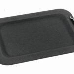 Ορθογώνιος Δίσκος Γάμου σε Μαύρο Ματ με Σπειροειδή Ασημένια ΧερούλιαΚΔ2120nova