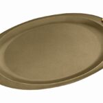 Οβάλ Χρυσός Δίσκος Γάμου με Κομψές Λαβές novaΚΔ2123