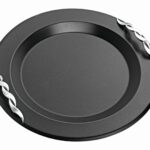 Στρογγυλός Δίσκος Γάμου σε Μαύρο Ματ με Ασημί Διακοσμητικές ΛαβέςΚΔ2128nova