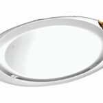 Εκθαμβωτικός Δίσκος Γάμου σε Ασημί με Χρυσές Λεπτομέρειες nova ΚΔ2146