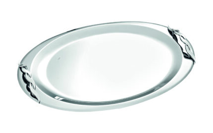 Εντυπωσιακός Δίσκος Γάμου με Κομψές Ασημένιες Λαβές novaΚΔ2163