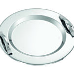 Στρογγυλός Δίσκος Γάμου με Λαβές Διακοσμημένες με Στρας novaΚΔ2171