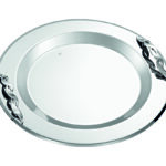 Στρογγυλός Δίσκος Γάμου με Ανάγλυφες Πλεκτές Λαβές novaΚΔ2172