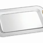 Δίσκος Γάμου Ανοξείδωτος με Χρυσές Λαβές – Διαχρονική Πολυτέλεια novaΚΔ225