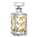 Καράφα Γάμου Bohemia Crystal "Golden Lattice": Χρυσή Υφή για μια Αιώνια Ένωση NOVAKM688