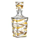 Καράφα Γάμου Bohemia Crystal "Golden Facets": Χρυσές Όψεις για μια Αιώνια Ένωση NOVA589