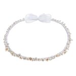 Ρομαντικό Στέφανο Γάμου με Παστέλ Λουλούδια και Λαμπερά Κρύσταλλα novaΚΣ140