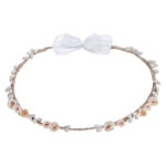 Επάργυρα Στέφανα Γάμου με Ρομαντικά Λουλούδια – Αιώνια Αγάπη novaΚΣ