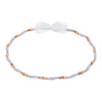 Επάργυρα Στέφανα Γάμου με Στριφτή Διχρωμία και Λαμπερά Κρύσταλλα novaΚΣ304