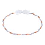 Επάργυρα Στέφανα Γάμου με Στριφτό Σχέδιο και Λαμπερές Λεπτομέρειες novaΚΣ304