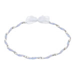 Επάργυρα Στέφανα Γάμου με Στριφτή Διχρωμία και Κρυστάλλινες Λάμψεις novaΚΣ306