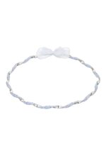 Επάργυρα Στέφανα Γάμου με Στριφτό Σχέδιο και Κρυσταλλικές Λεπτομέρειες novaΚΣ306