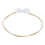 Επάργυρα Στέφανα Γάμου με Χρυσές & Ασημένιες Λεπτομέρειες novaΚΣ307