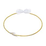 Επάργυρα Στέφανα Γάμου με Χρυσές Λεπτομέρειες & Φύλλα Ελιάς novaΚΣ311