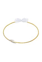 Επάργυρα Στέφανα Γάμου με Χρυσές Λεπτομέρειες & Φύλλα Ελιάς novaΚΣ311