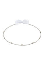 Επάργυρα Στέφανα Γάμου με Πέρλες – Αρμονία και Αιώνια Αγάπη novaΚΣ316