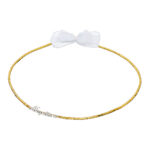 Χειροποίητα Στέφανα Γάμου με Χρυσές Λεπτομέρειες & Ασημένιο Όνομα novaΚΣ320