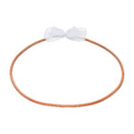 Επάργυρα Στέφανα Γάμου με Λευκή Οργάντζα novaKS336