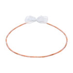 "Ροζ Χρυσά Στέφανα Γάμου με Λαμπερές Λεπτομέρειες – Ρομαντική Αρμονία novaΚΣ343